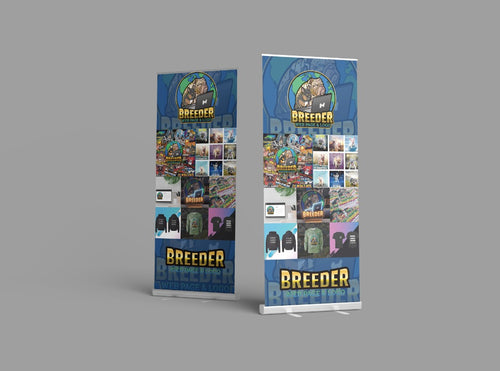 One retractable banner