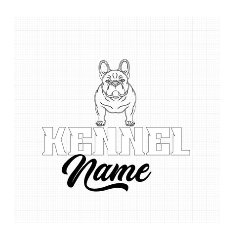 One Dog Breeder Logo Design With Name